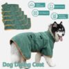 Microfibre Drying Coat XS - Style 1 Coffee